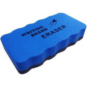 Magnetická omyvatelná houba červená žlutá zelená modrá (houbička stěrka Eraser magnetické houby  na tabuli, popisovač, tabule)
