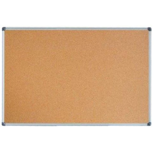 Korková nástěnka Arta Classic s hliníkovým rámem 200 x 100 cm, nástěnná tabule korek v ALU 100 x 200 cm, AL kovový rám 2 m