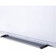 Magnetická tabule bílá 90 x 60 cm v hliníkovém AL ALU rámu s odkládací lištou, popisovatelná stíratelná nástěnka (100 1 m)