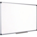 Velká magnetická bílá tabule stírací 90 x 120 cm Bi-Office v hliníkovém AL ALU 23 rámu Stíratelná nástěnka 120 x 90 cm