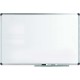 Magnetická bílá tabule 200 x 100 cm ALU rám s odkládací lištou, nástěnka kovová velká nástěnná 100 x 200 cm 2 x 1 x 2 m x 1 m