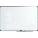 Magnetická tabule popisovatelná 120 x 240 cm, velká kovová bílá nástěnka v hliníkovém AL ALU rámu 240 x 120, 2 m
