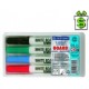 Popisovače 2,5 mm na bílou magnetickou tabuli (Sada popisovačů fixy bílé magneticé tabule Centropen 8559 / 4 Whiteboard marker)