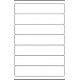 Etikety, 6ks na A4 (1 sloupec x 7 řádků) 100 listů
