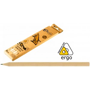 Tužka dřevěná grafitová, tvrdost č. 2 HB ergonomická středně měkká ořezávací (tužky dřevěné grafitové tvrdé s gumou či bez)