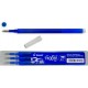 Náhradní náplň do Frixion modrá 0,7 mm, Cena za 1 náplň, přepisovatelný Pilot Roller Clicker modrý F 0,7mm 2059 2058 2067