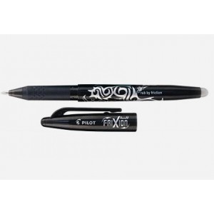 Roller Frixion ball 0,7 mm černý přepisovatelný gumovatelný Pilot gumovací pero černé 0,7mm 2058 2064 2077 23113 Softgrip