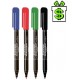 Modrý permanentní popisovač 1mm - 2mm tenký slabý fix Centropen modrá fixa tenká slabá 2846 Permanent marker 1 mm - 2 mm