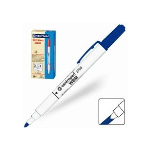 Popisovač modrý 1,8 mm stíratelný na bílou tabuli (fix 2709 fixa stíratelná popisovače fixy stíratelné stírací bílé tabule)