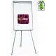 Flipchart Easy, s plastovým rámem, tabule 100 x 70 cm, flip-chart magnetický popisovatelný, flip chart