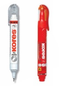 Opravné korekční pero Kores (Metal Preciso Ball Tip opravný lak v tužce 10 g, opravná tužka objem 8 ml)