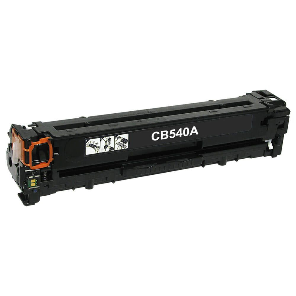Peach CB540A Náplň do tiskárny HP / Canon černá 125A 128A 131A, toner černý barva black CE320A, cartridge CF210X černé