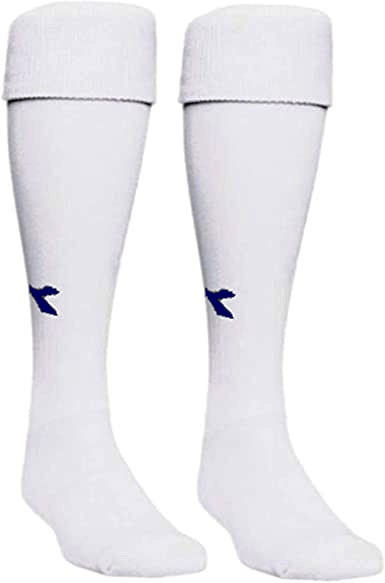 Dětské štulpny ponožkové velikost S 33 - 36 Diadora bílé (Štrupny chlapecké dívčí dámské fotbalové ponožky podkolenky na fotbal)